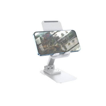 Hoco. PH50 Ayarlanabilir Katlanabilir Masaüstü Telefon Tablet Tutucu - Beyaz