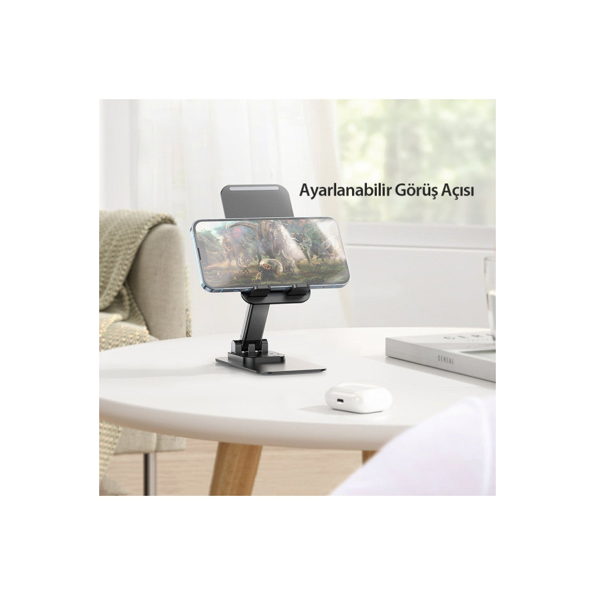 Hoco. PH50 Ayarlanabilir Katlanabilir Masaüstü Telefon Tablet Tutucu
