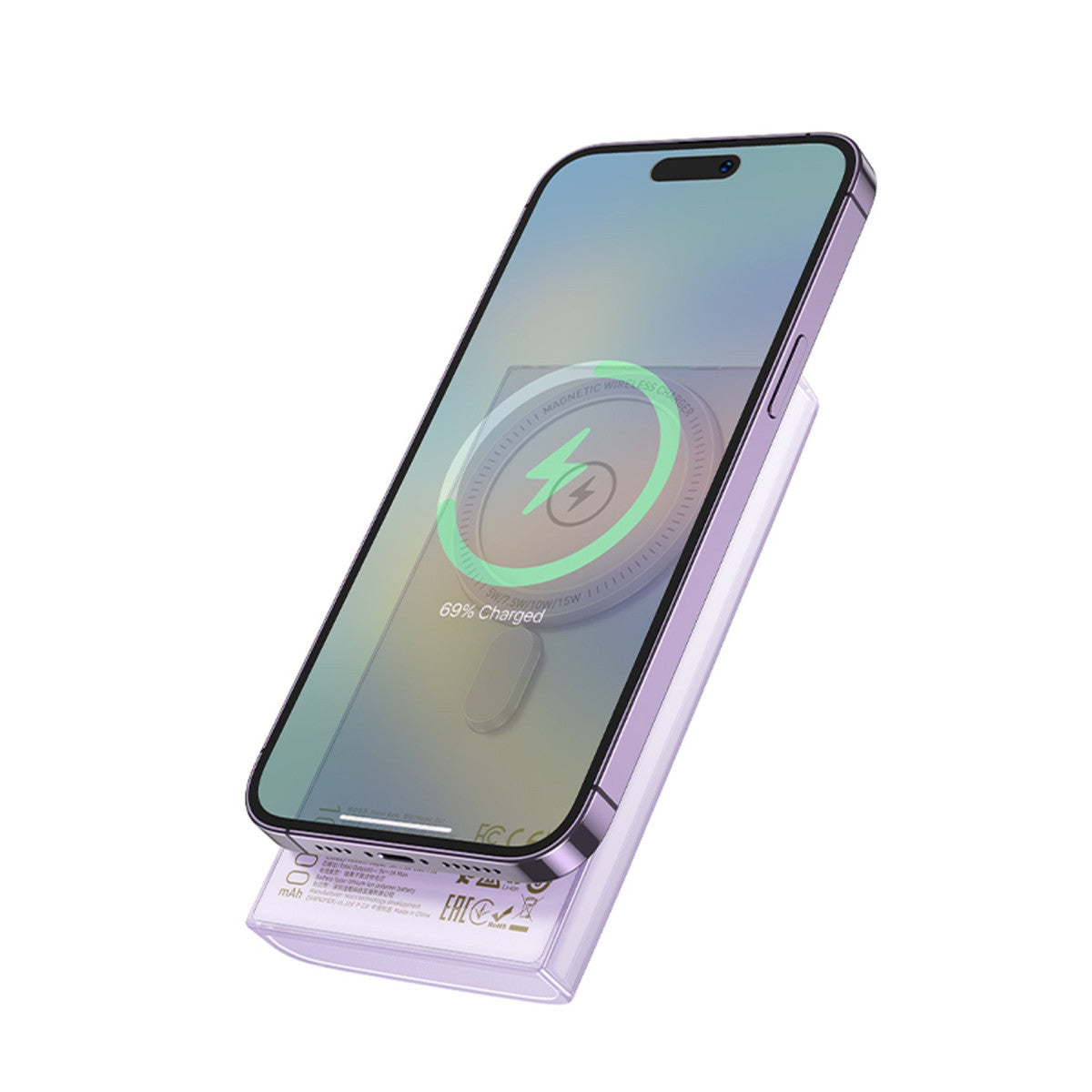 Hoco. Q22 Taurus 22.5W PD 20W Magsafe Dijital Ekranlı Powerbank