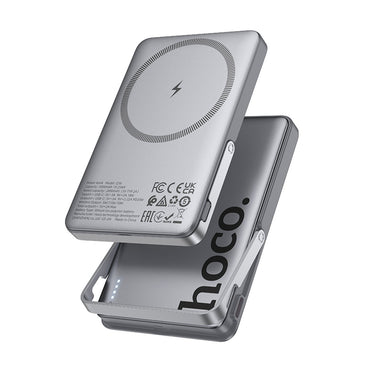 Hoco. Q36 Sunlight 5.000 mAh 20W Type-C ve 10W Kablosuz Şarj PD Magsafe Standlı Powerbank