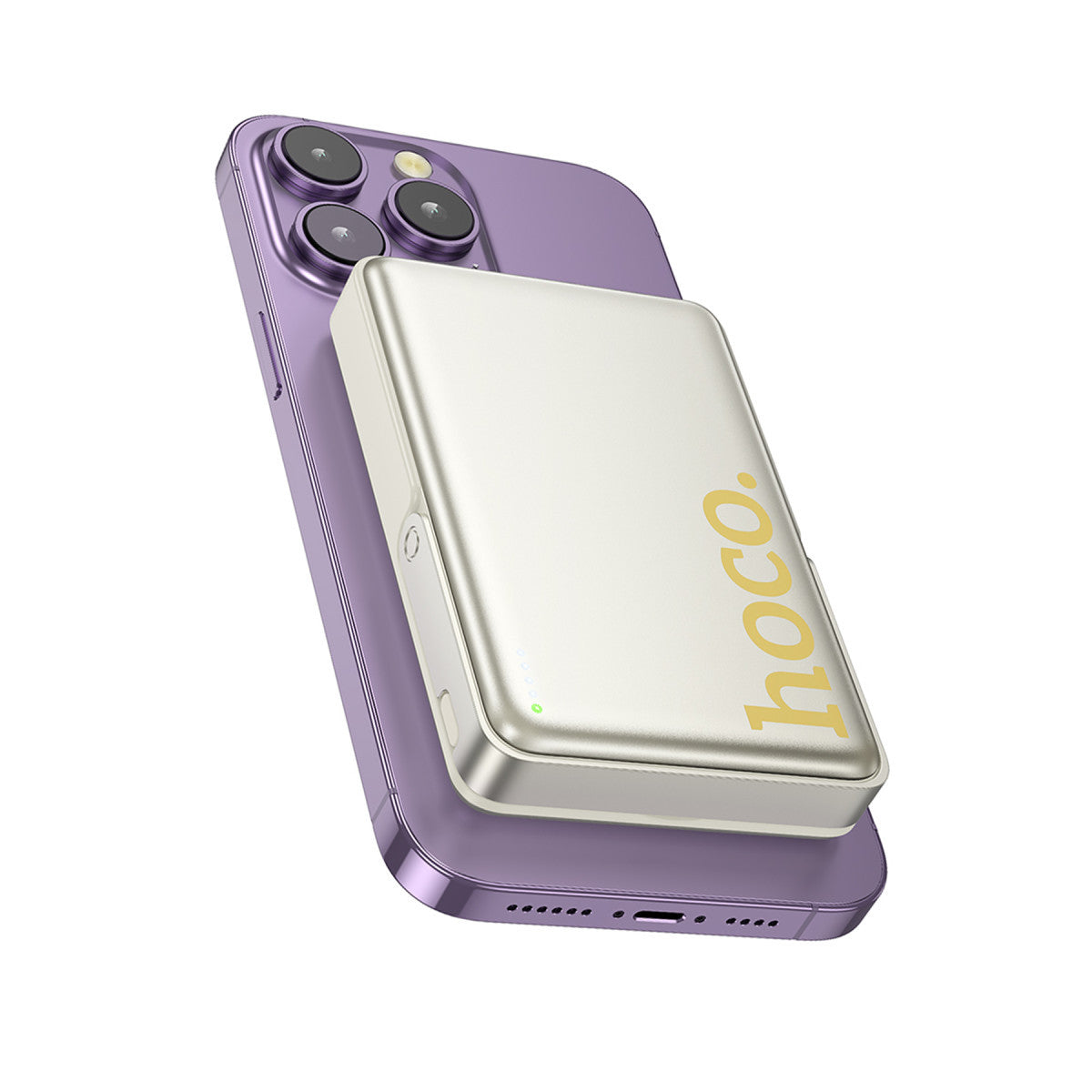 Hoco. Q36A Sunlight 10.000 mAh 20W Type-C ve 10W Kablosuz Şarj PD Magsafe Standlı Powerbank