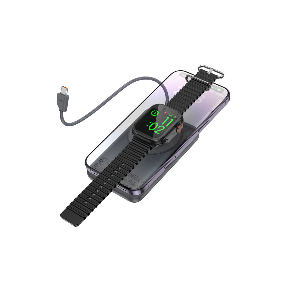 Hoco. Q43 Clever 3in1 10.000 mAh PD 20W Standlı Magsafe Powerbank