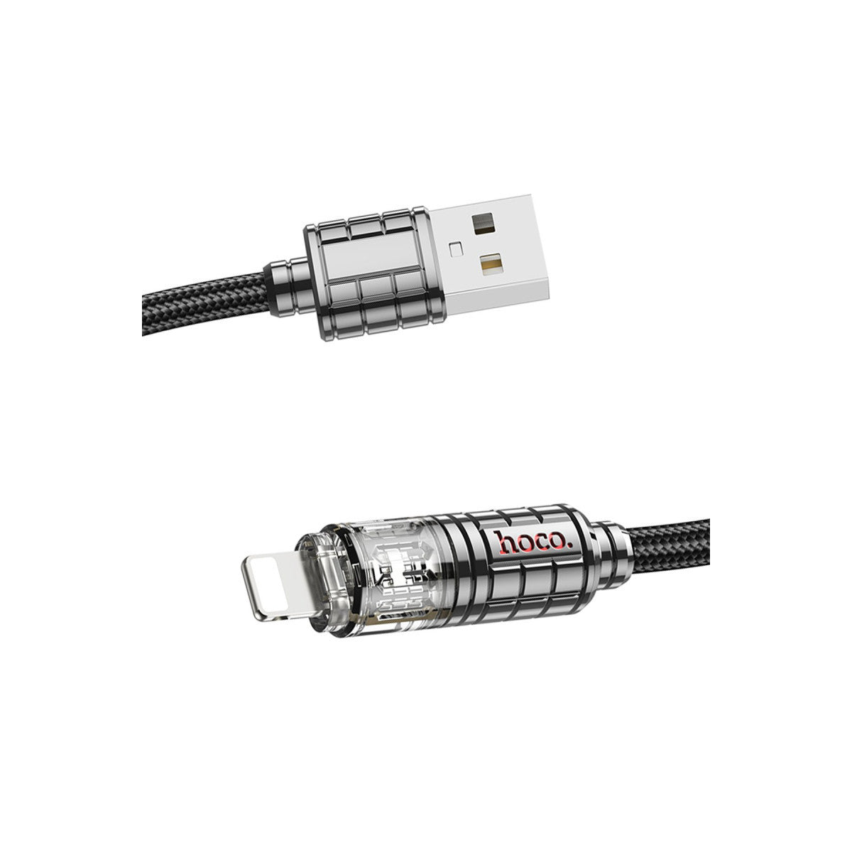 Hoco. U122 1.2M Lantern USB to Lightning Şarj Data Kablosu