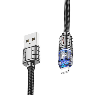 Hoco. U122 1.2M Lantern USB to Lightning Şarj Data Kablosu