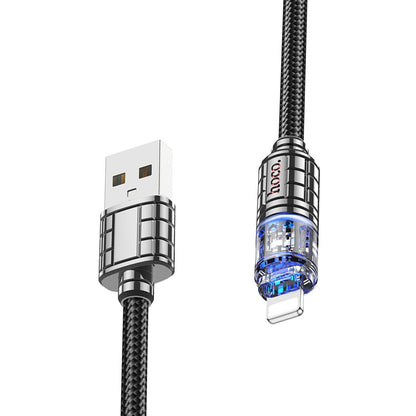 Hoco. U122 1.2M Lantern USB to Lightning Şarj Data Kablosu