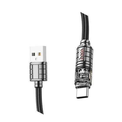 Hoco. U122 1.2M Lantern USB to Type-C Şarj Data Kablosu