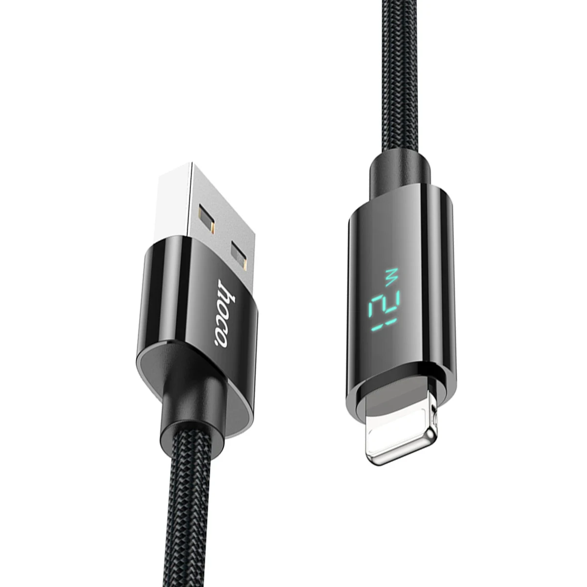 Hoco. U125 1.2M Benefit USB to Lightning Şarj Data Kablosu - Siyah
