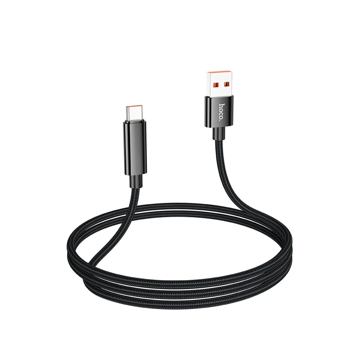Hoco. U125 1.2M Benefit USB to Type-C Şarj Data Kablosu - Siyah