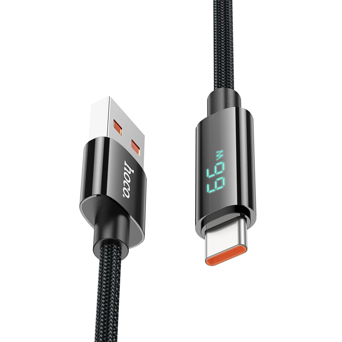 Hoco. U125 1.2M Benefit USB to Type-C Şarj Data Kablosu - Siyah