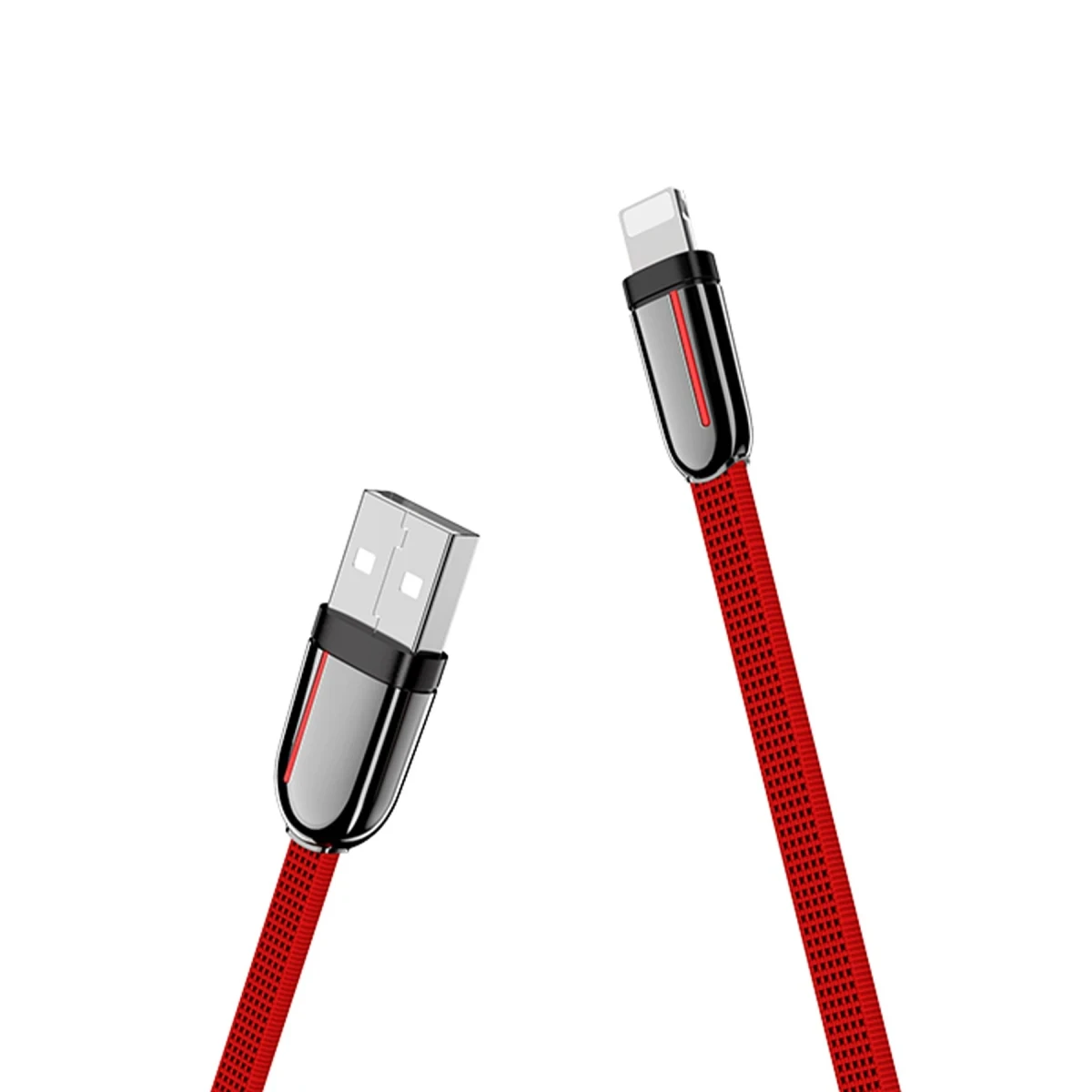 Hoco. U74 USB to Lightning Şarj Data Kablosu - Kırmızı