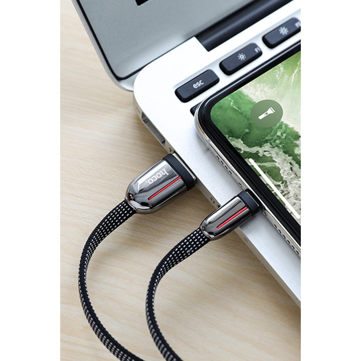 Hoco. U74 USB to Lightning Şarj Data Kablosu