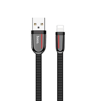 Hoco. U74 USB to Lightning Şarj Data Kablosu - Siyah