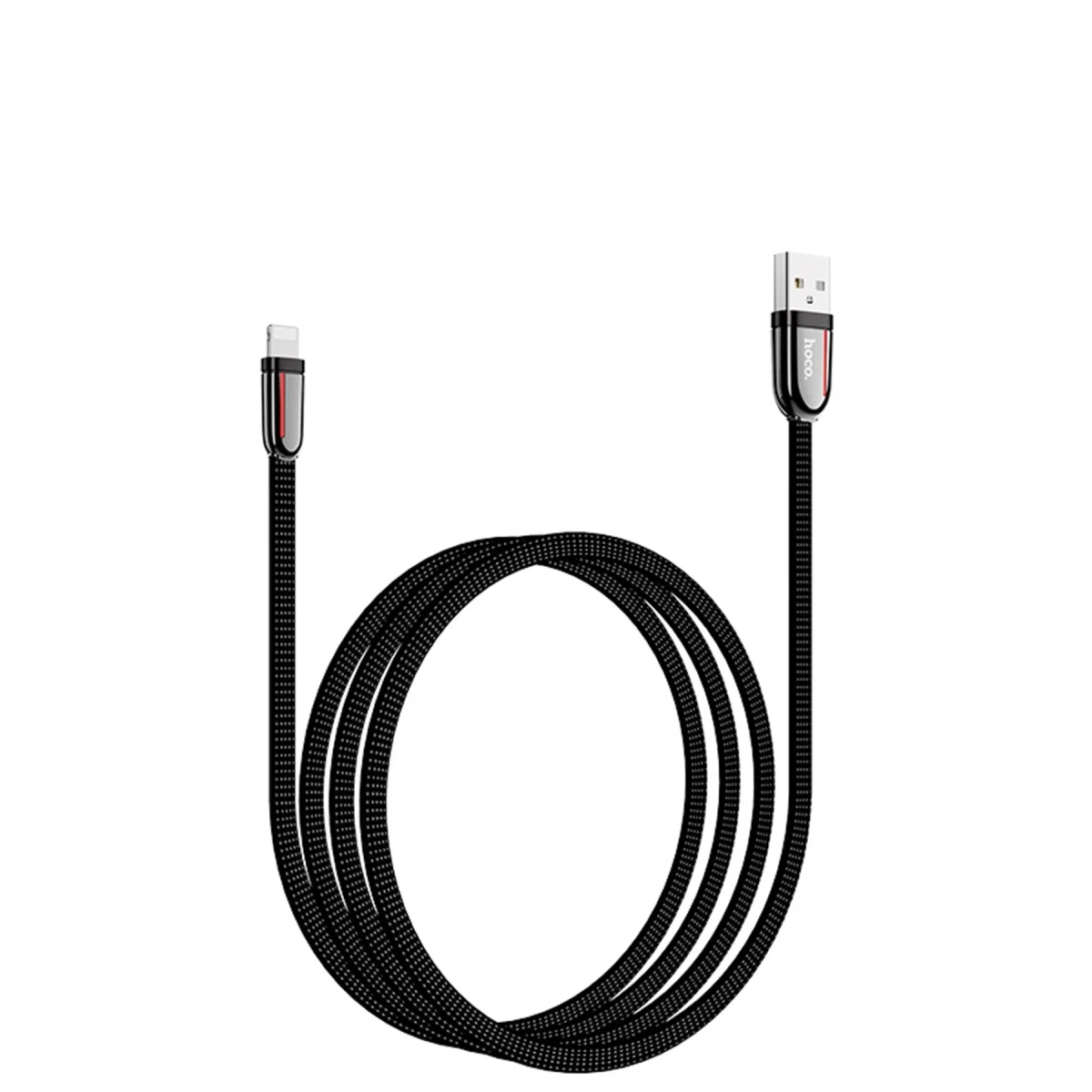 Hoco. U74 USB to Lightning Şarj Data Kablosu - Siyah