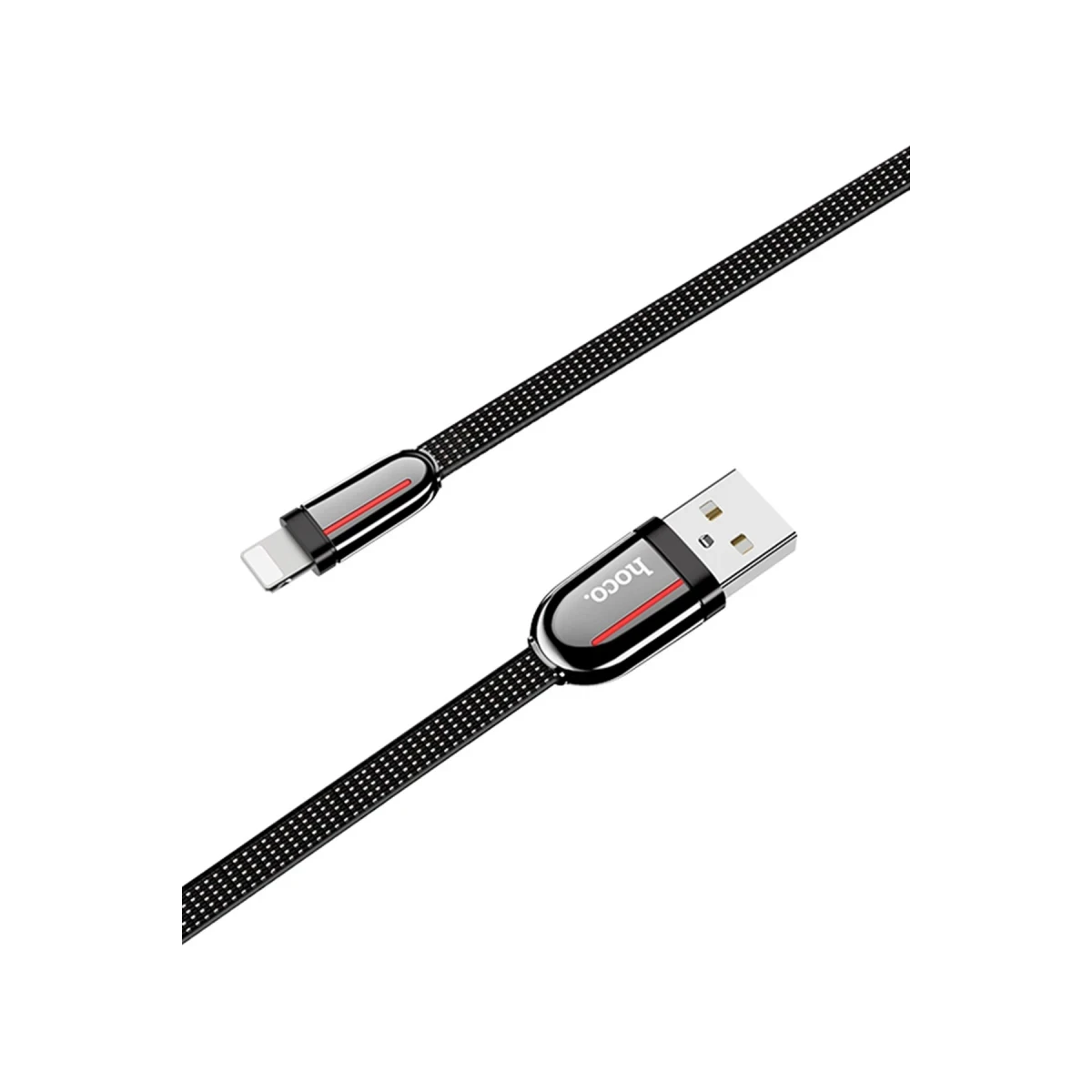 Hoco. U74 USB to Lightning Şarj Data Kablosu - Siyah