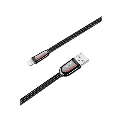 Hoco. U74 USB to Lightning Şarj Data Kablosu - Siyah