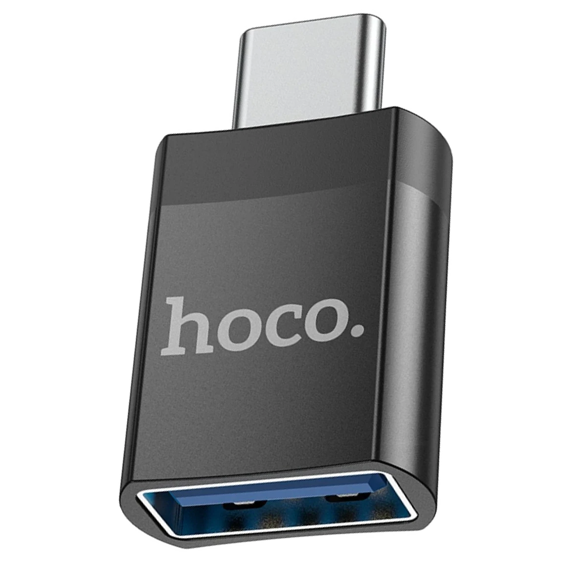 Hoco. UA17 Tak Çalıştır Type-C to USB 3.0 Dönüştürücü - Siyah