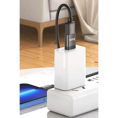 Hoco. UA17 Tak Çalıştır Type-C to USB 3.0 Dönüştürücü - Siyah
