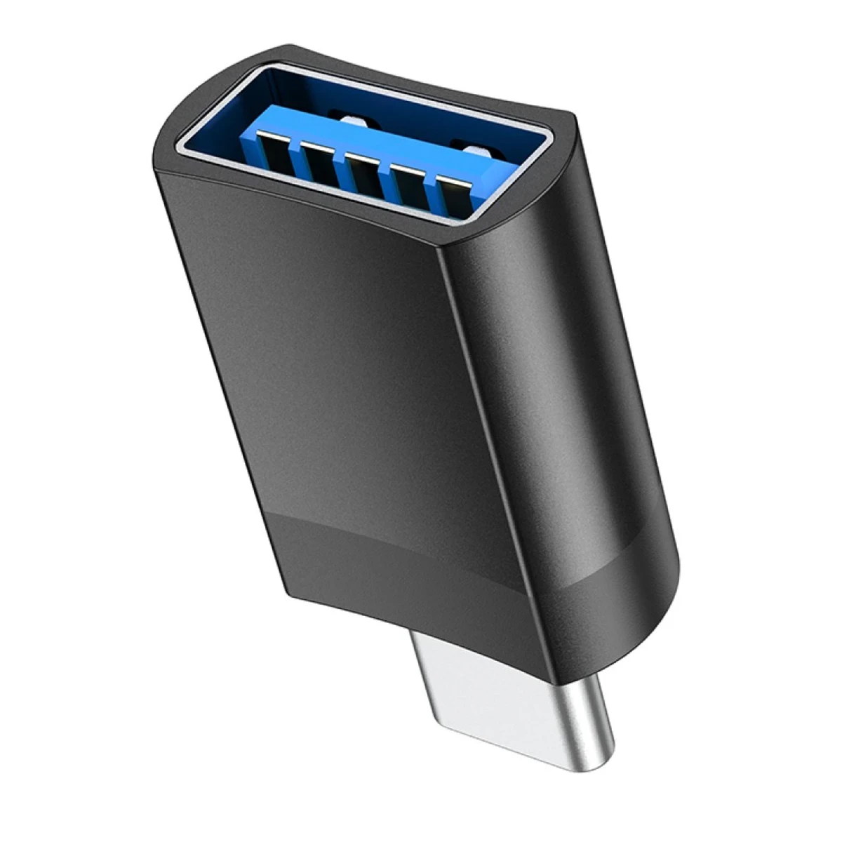 Hoco. UA17 Tak Çalıştır Type-C to USB 3.0 Dönüştürücü - Siyah