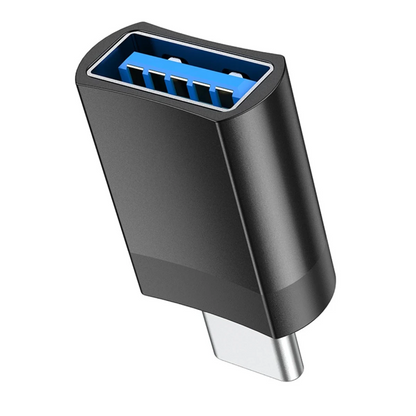 Hoco. UA17 Tak Çalıştır Type-C to USB 3.0 Dönüştürücü - Siyah