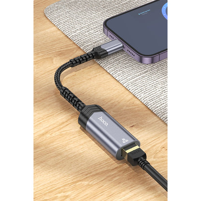 Hoco. UA26 Tak Çalıştır Lightning to RJ45 100 Mbps Ethernet Dönüştürücü