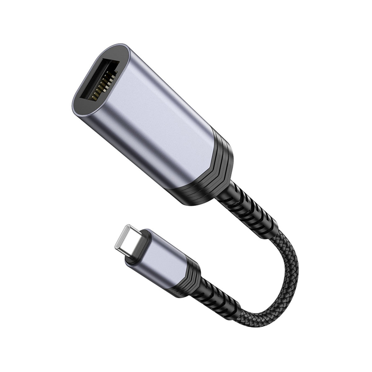 Hoco. UA26 Tak Çalıştır Type-C to RJ45 100 Mbps Ethernet Dönüştürücü