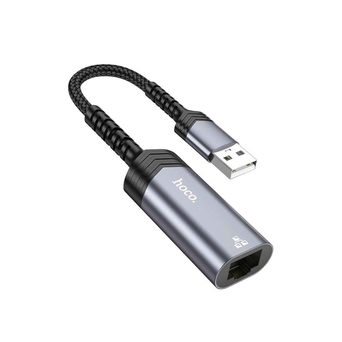 Hoco. UA26 Tak Çalıştır USB to RJ45 100 Mbps Ethernet Dönüştürücü