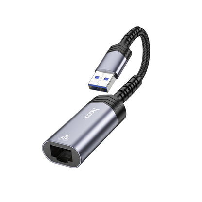Hoco. UA26 Tak Çalıştır USB to RJ45 1000 Mbps Ethernet Dönüştürücü