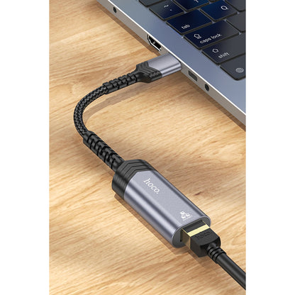 Hoco. UA26 Tak Çalıştır USB to RJ45 1000 Mbps Ethernet Dönüştürücü