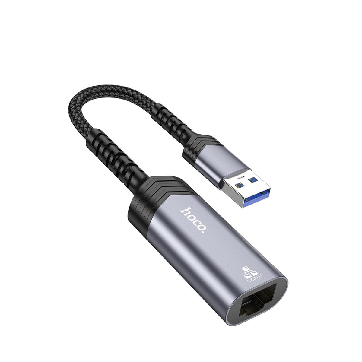 Hoco. UA26 Tak Çalıştır USB to RJ45 1000 Mbps Ethernet Dönüştürücü
