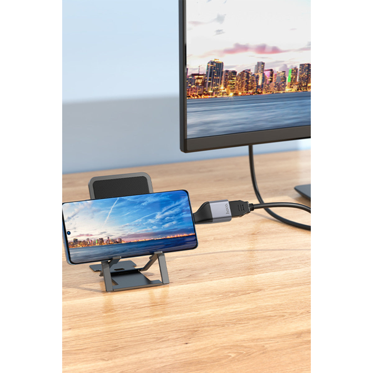 Hoco. UA33 Tak Çalıştır Type-C to HDMI 4K Dönüştürücü