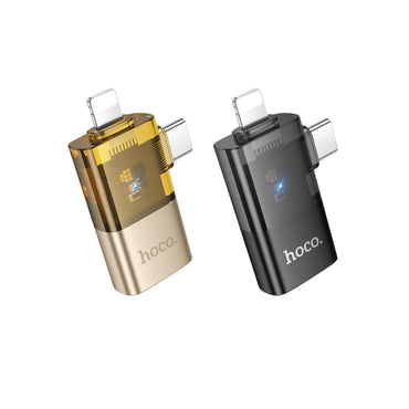 Hoco. UA36E 2in1 Tak Çalıştır Lightning ve Type-C to USB 3.0 Dönüştürücü