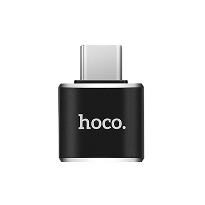 Hoco. UA5 Tak Çalıştır Type-C to USB Dönüştürücü - Siyah