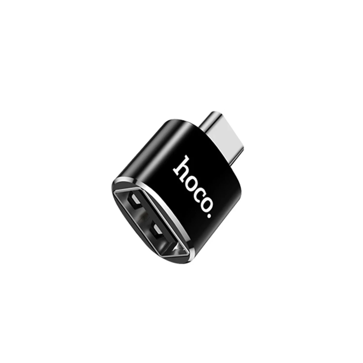 Hoco. UA5 Tak Çalıştır Type-C to USB Dönüştürücü - Siyah