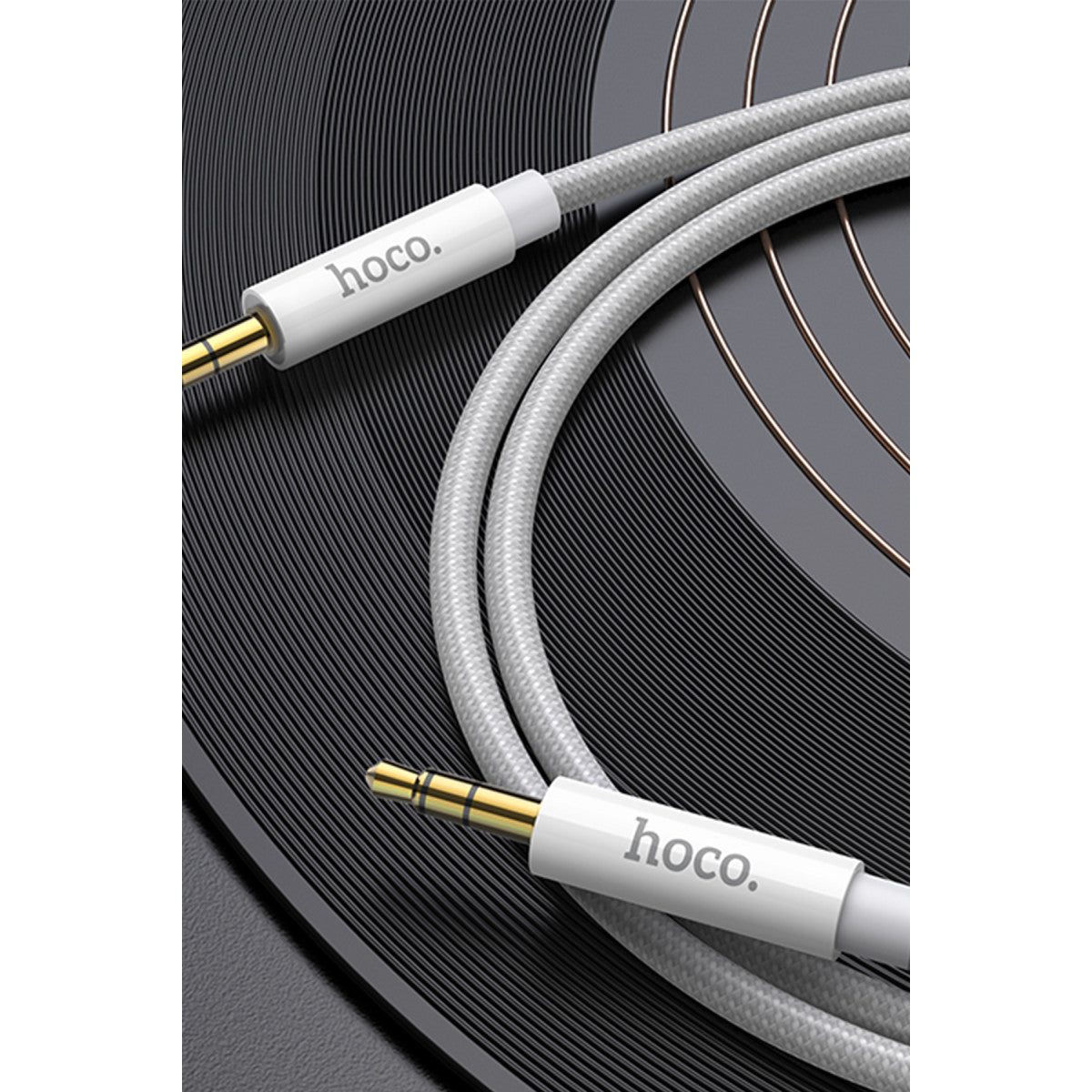 Hoco. UPA19 1M Hasırlı 3.5mm Aux Kablo