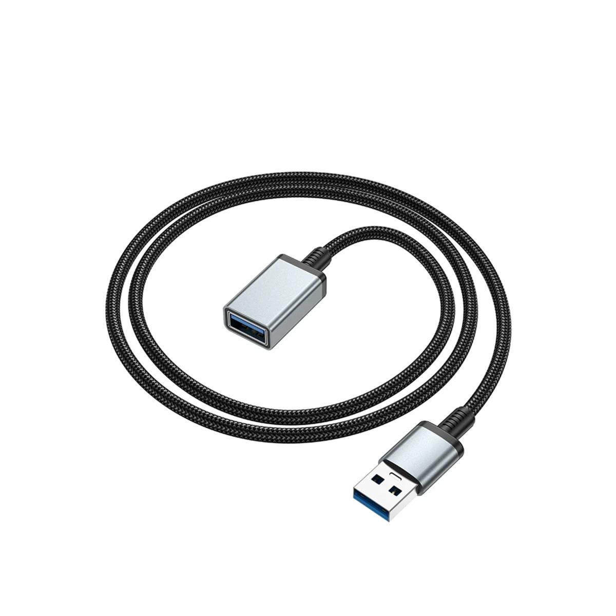 Hoco. US10 50cm 5 GBPS Hız Tak Çalıştır USB 3.0 to USB 3.0 Uzatma Kablosu - Siyah