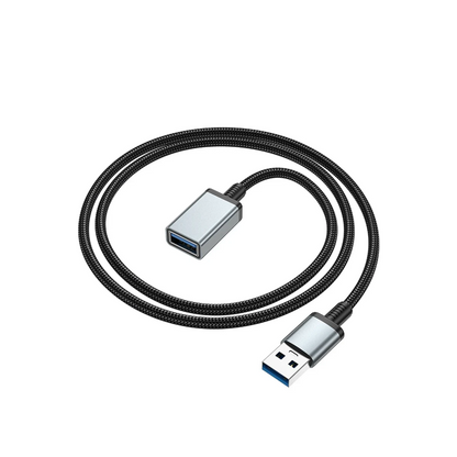 Hoco. US10 50cm 5 GBPS Hız Tak Çalıştır USB 3.0 to USB 3.0 Uzatma Kablosu - Siyah