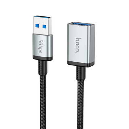 Hoco. US10 50cm 5 GBPS Hız Tak Çalıştır USB 3.0 to USB 3.0 Uzatma Kablosu - Siyah