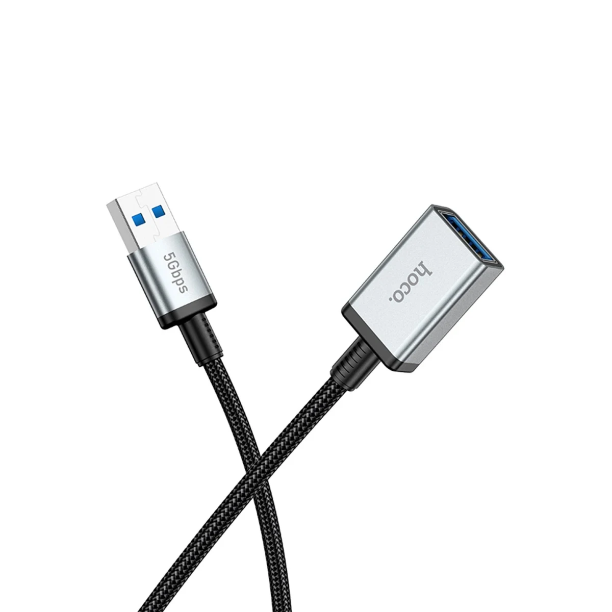 Hoco. US10 50cm 5 GBPS Hız Tak Çalıştır USB 3.0 to USB 3.0 Uzatma Kablosu - Siyah