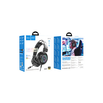 Hoco. W110 RGB Aydınlatmalı 2M Kablolu Kafaüstü Gaming Kulaklık