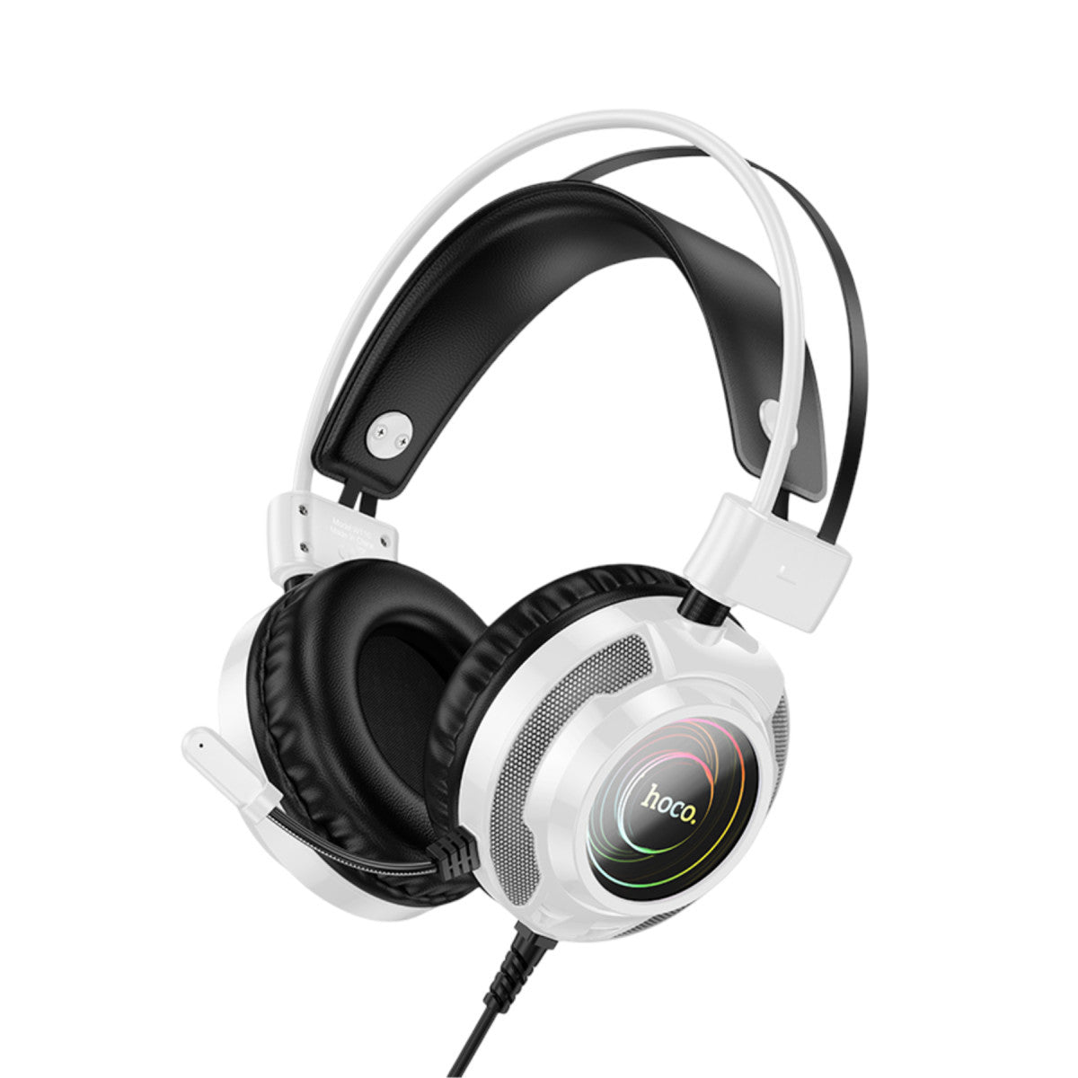 Hoco. W110 RGB Aydınlatmalı 2M Kablolu Kafaüstü Gaming Kulaklık