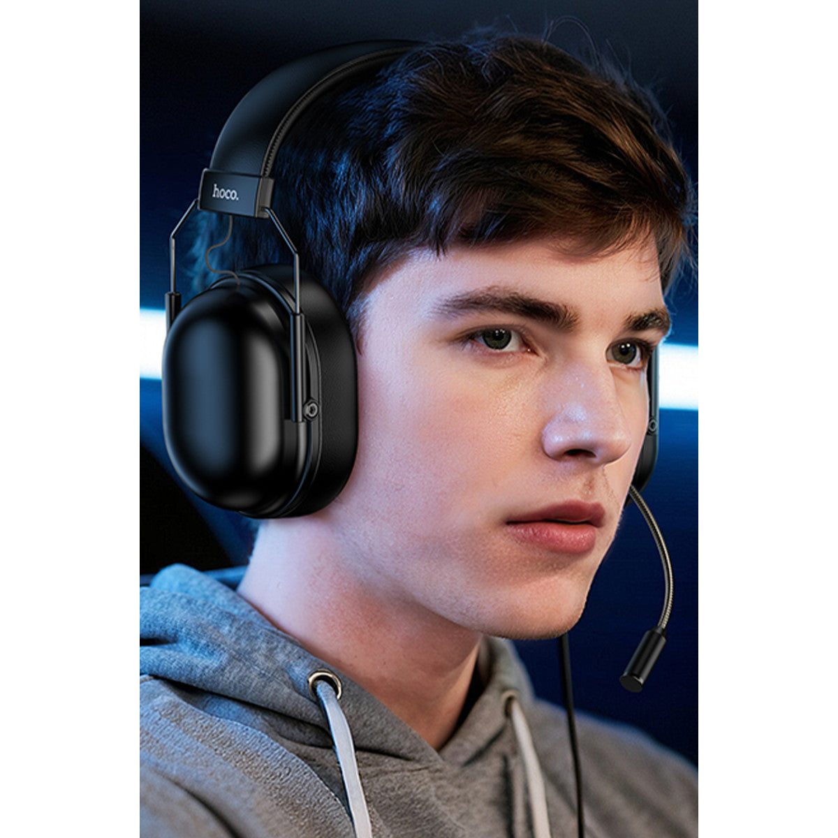 Hoco. W113 USB 7.1 Surround Kafa Üstü Gaming Kulaklık