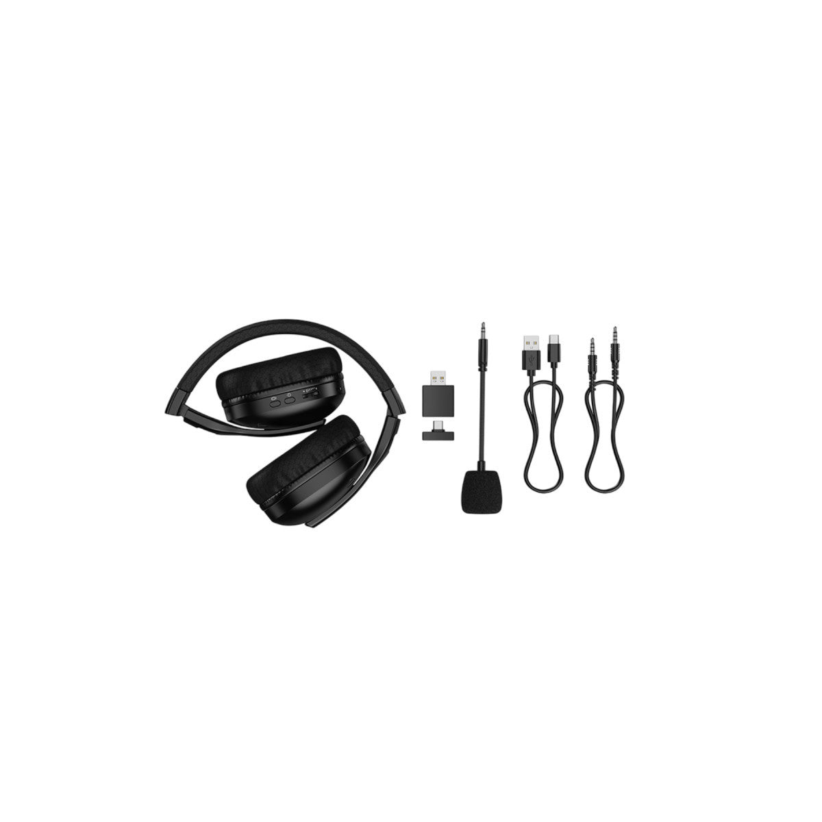 Hoco. W114 Magic Four-Mode BT 5.4 2.4G Kablosuz ve 3.5mm Kablolu Gaming Kulaklık