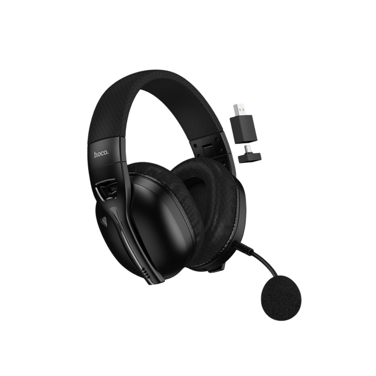 Hoco. W114 Magic Four-Mode BT 5.4 2.4G Kablosuz ve 3.5mm Kablolu Gaming Kulaklık
