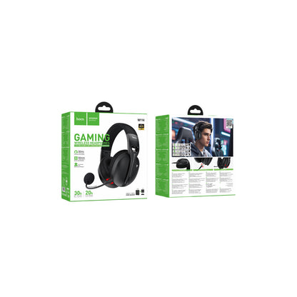 Hoco. W114 Magic Four-Mode BT 5.4 2.4G Kablosuz ve 3.5mm Kablolu Gaming Kulaklık