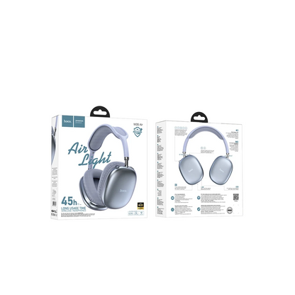 Hoco. W35 Air Triumph Aux Destekli Bluetooth Kablosuz Kulaklık - Mavi