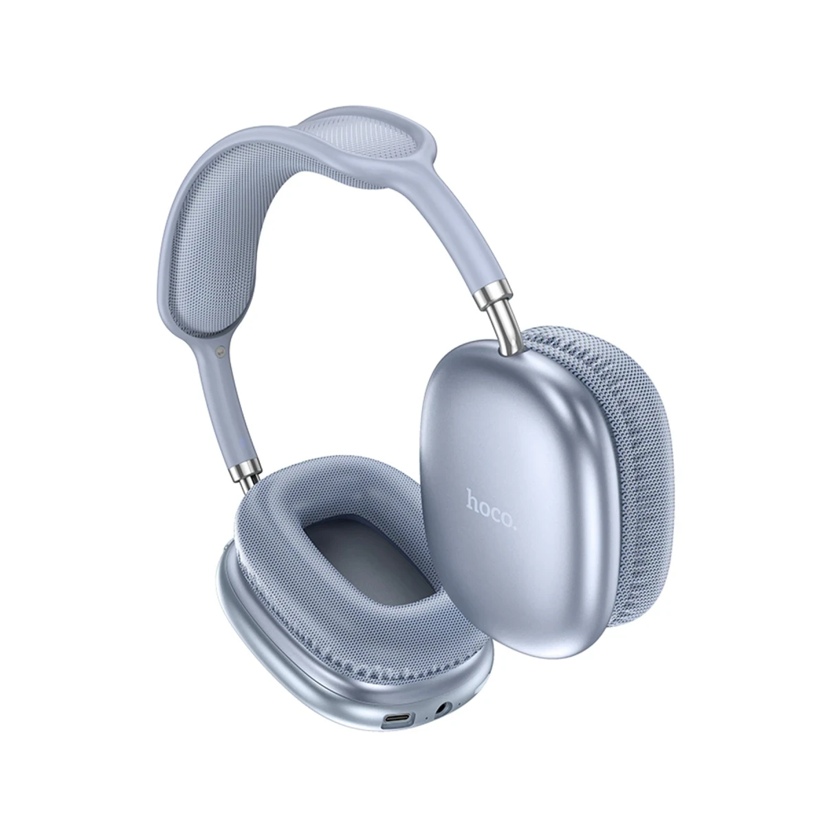 Hoco. W35 Air Triumph Aux Destekli Bluetooth Kablosuz Kulaklık - Mavi
