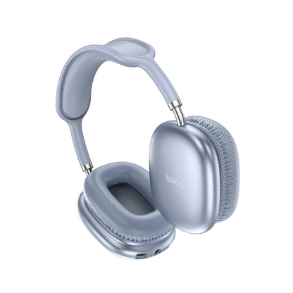 Hoco. W35 Air Triumph Aux Destekli Bluetooth Kablosuz Kulaklık - Mavi