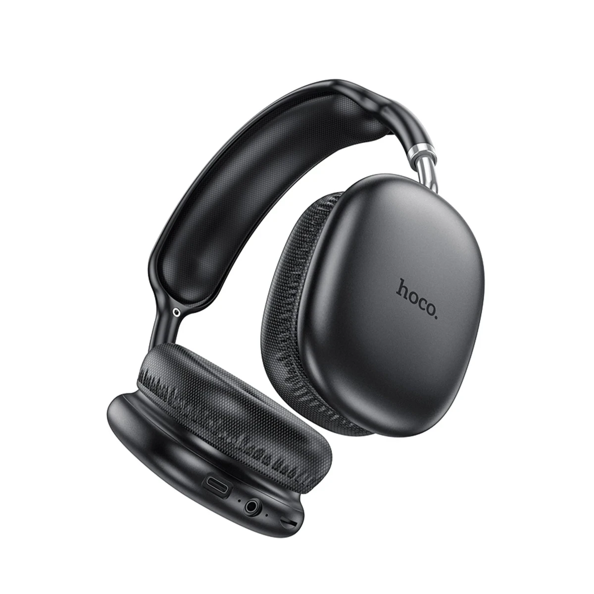 Hoco. W35 Air Triumph Aux Destekli Bluetooth Kablosuz Kulaklık - Siyah