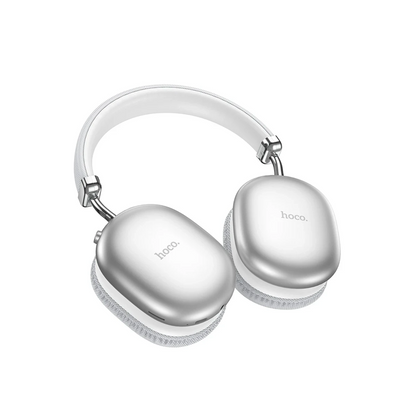 Hoco. W35 Max Joy Aux Destekli Bluetooth Kablosuz Kulaklık - Gümüş
