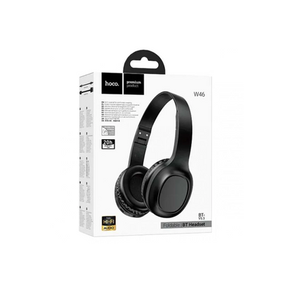 Hoco. W46 Charm Aux Destekli Bluetooth Kablosuz Kulaklık - Siyah